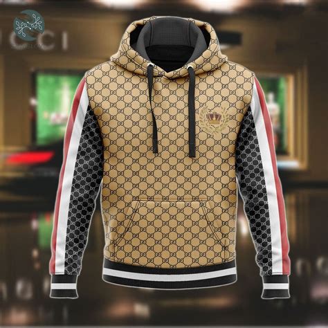 women gucci white hoodie with gold zipper|cheapest Gucci hoodie.